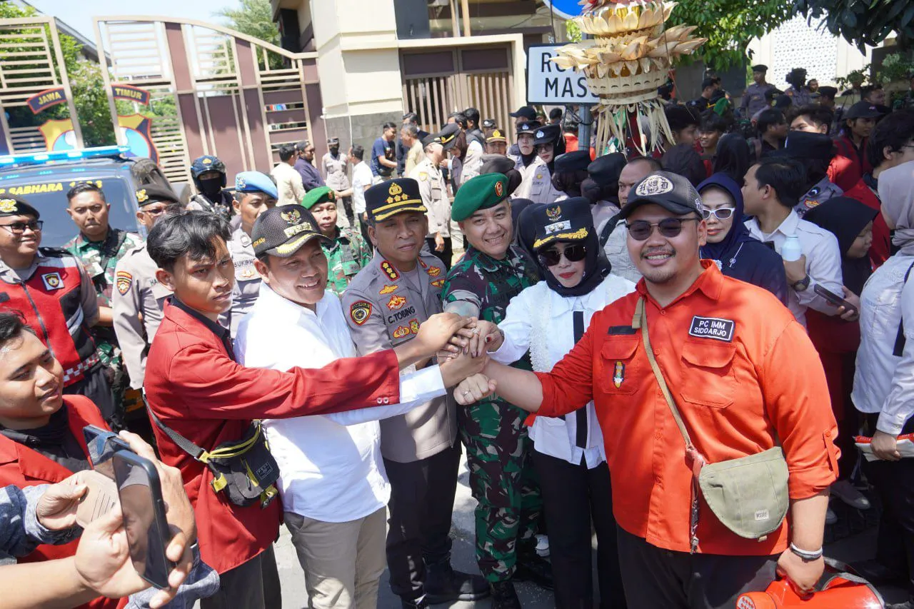 Bupati Sidoarjo Apresiasi Komitmen PC IMM Sidoarjo Tidak Anarkis Gelar Aksi Damai