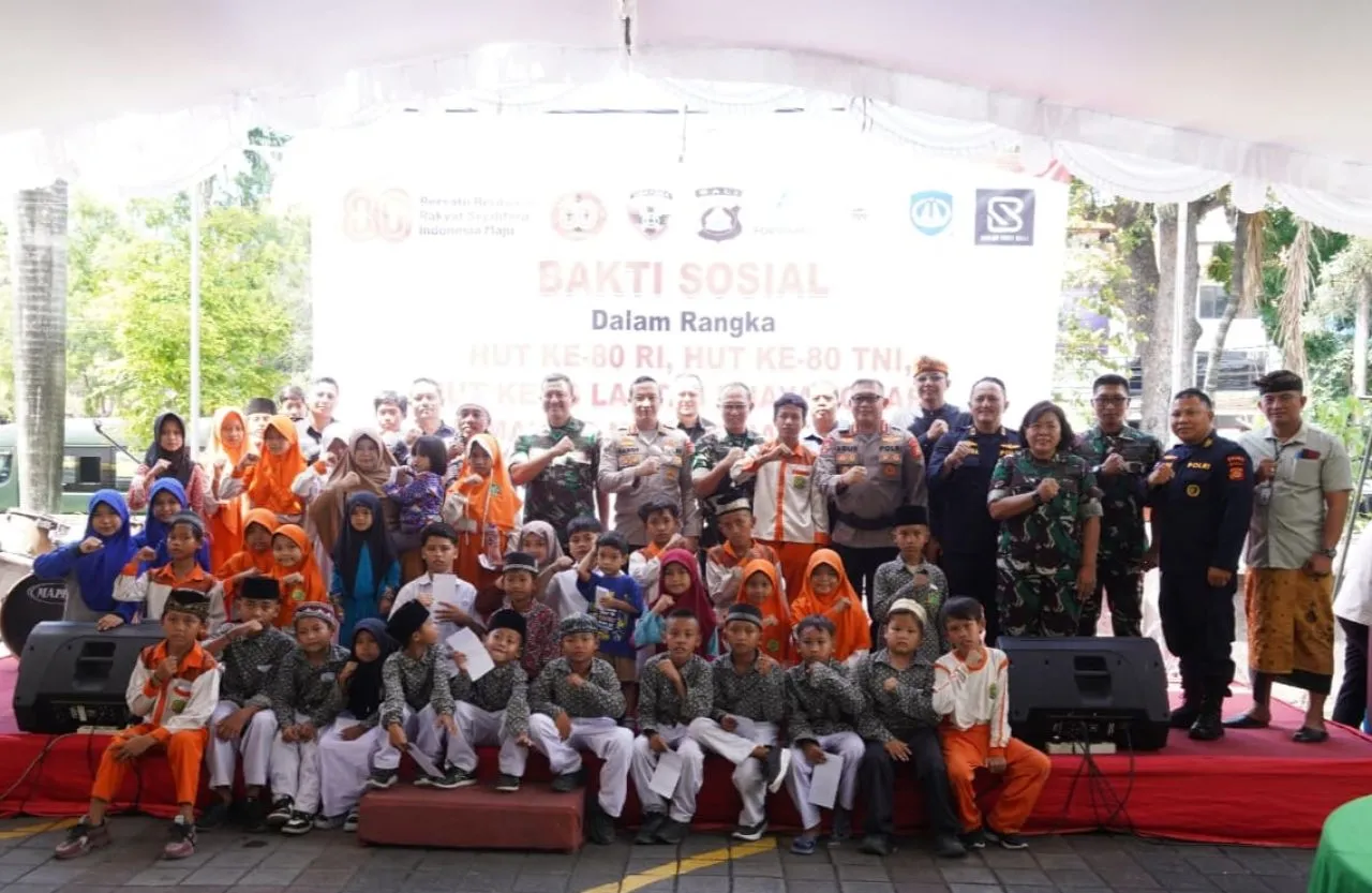 Sinergi Lintas Instansi: Kodam IX/Udayana Bersama Polda Bali dan Wartawan Hadir untuk Rakyat