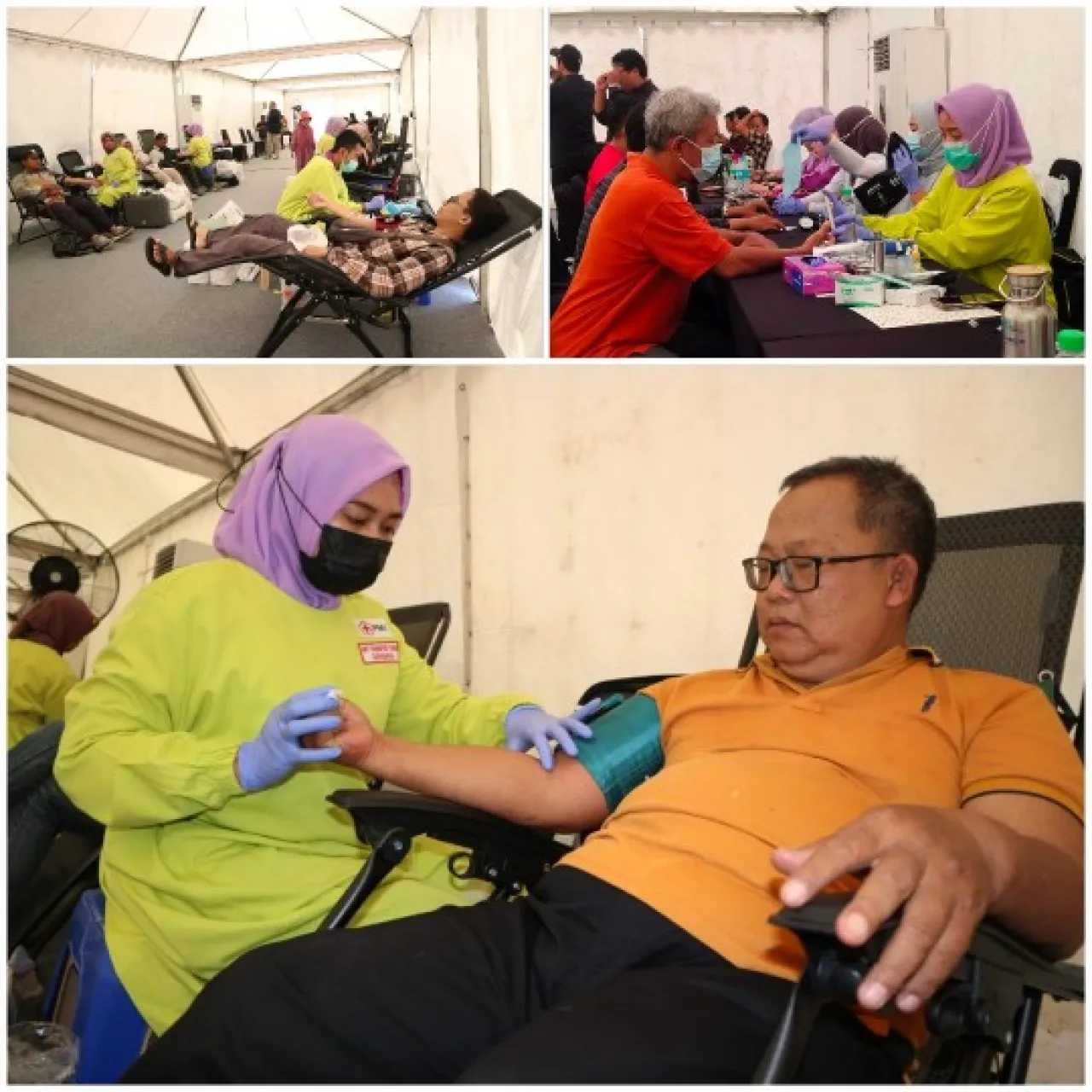 Antusias Warga Surabaya Donor Darah di FESyar Regional Jawa Luar Biasa