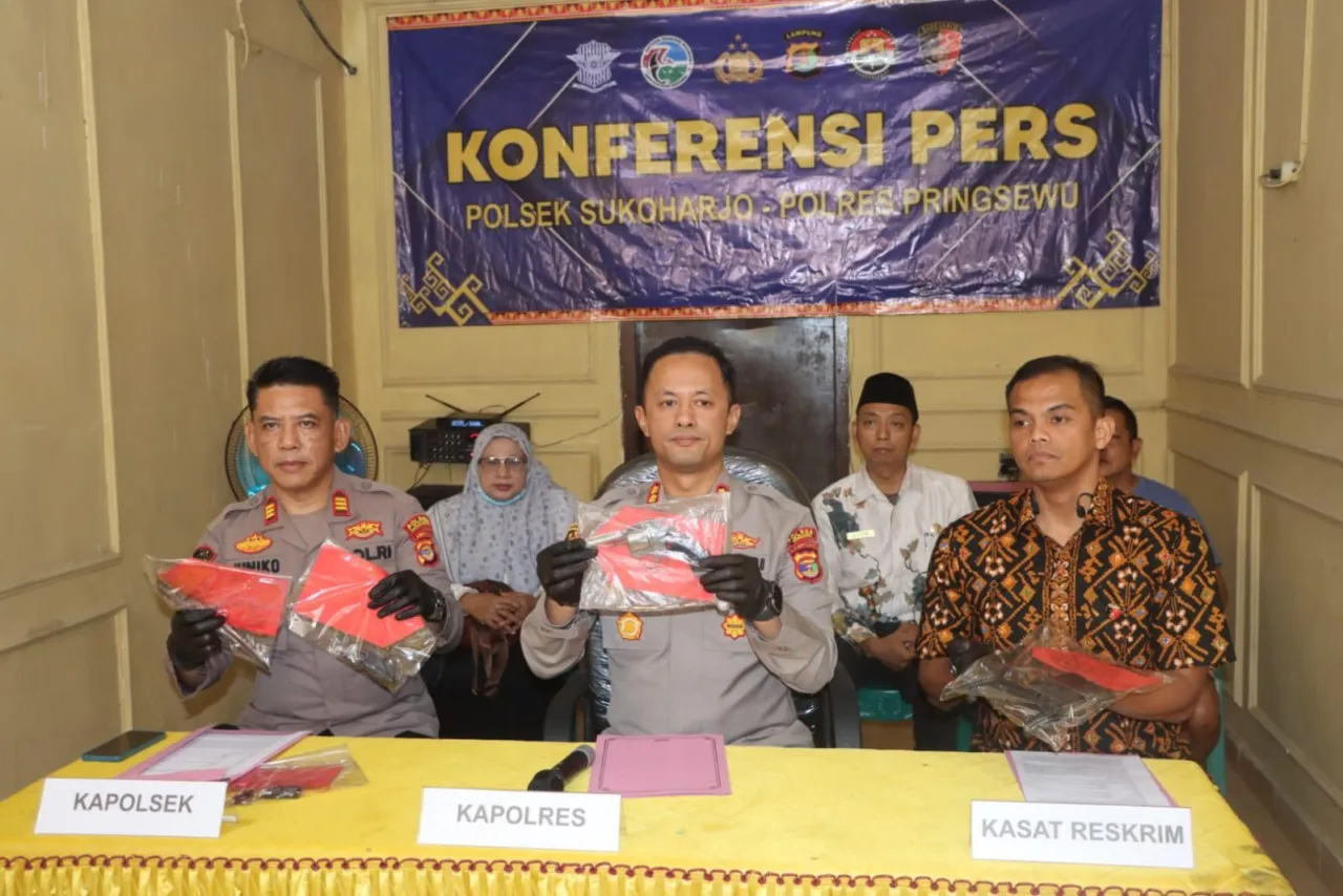 Polisi Bongkar Identitas Pelaku Curanmor Yang Sempat Diamuk Masa di Pringsewu, Satu Bersenjata Api Rakitan