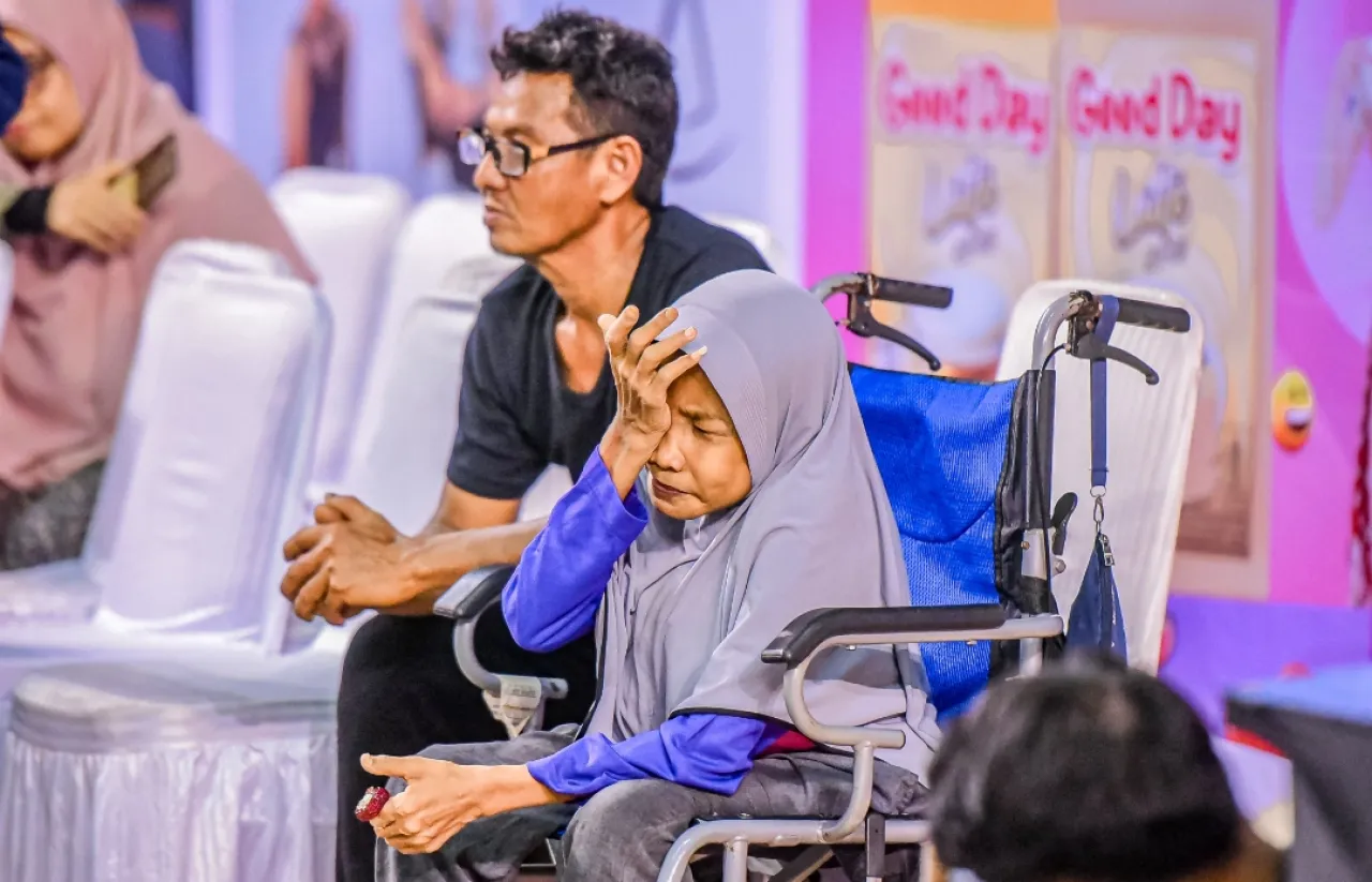 Doa Ibu di Kursi Roda Iringi Debut Putranya di DBL 2025 Palembang