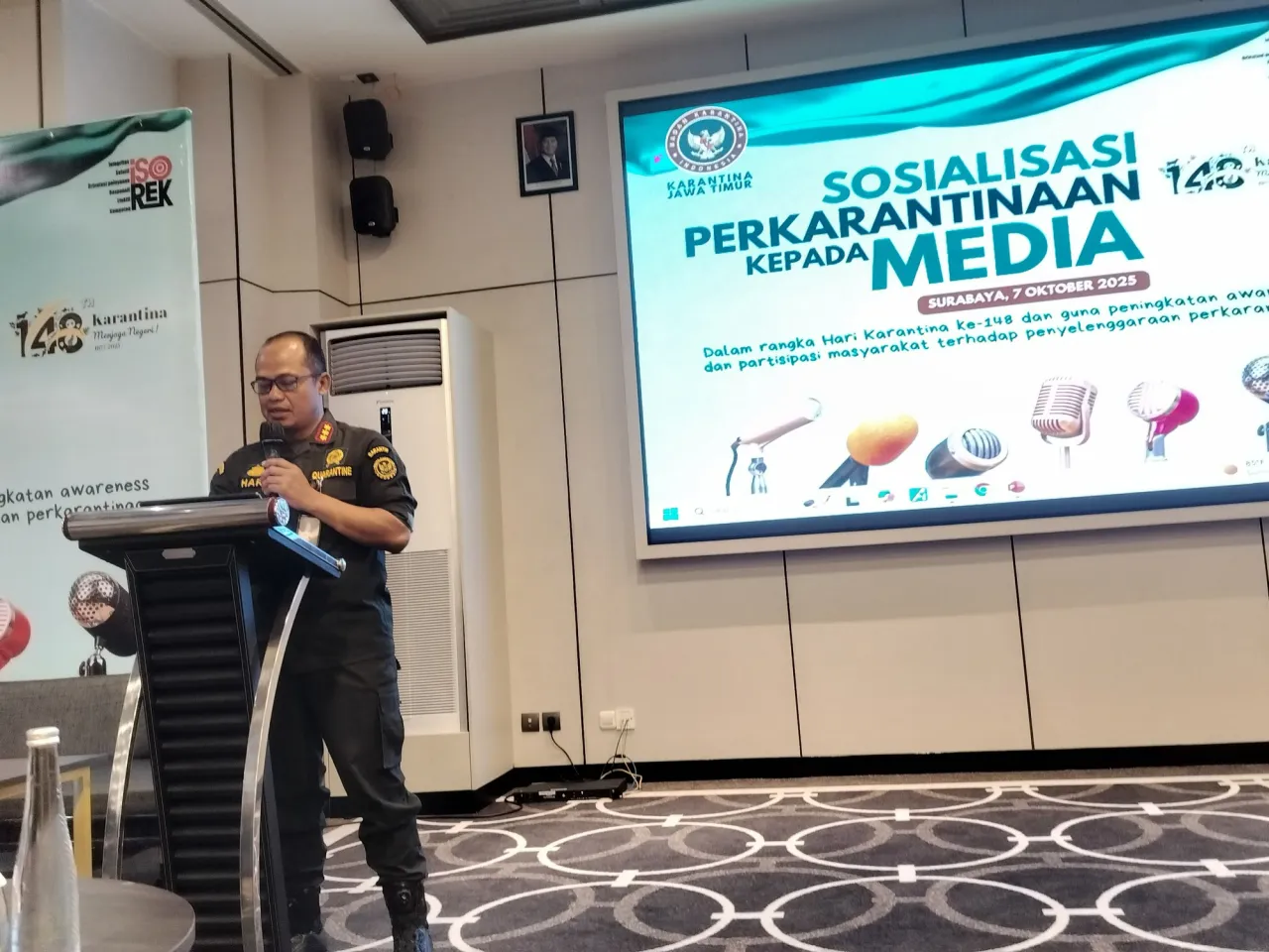 Perkuat Sinergi, Karantina Jatim Ajak Media Sosialisasikan Pentingnya Sistem Karantina