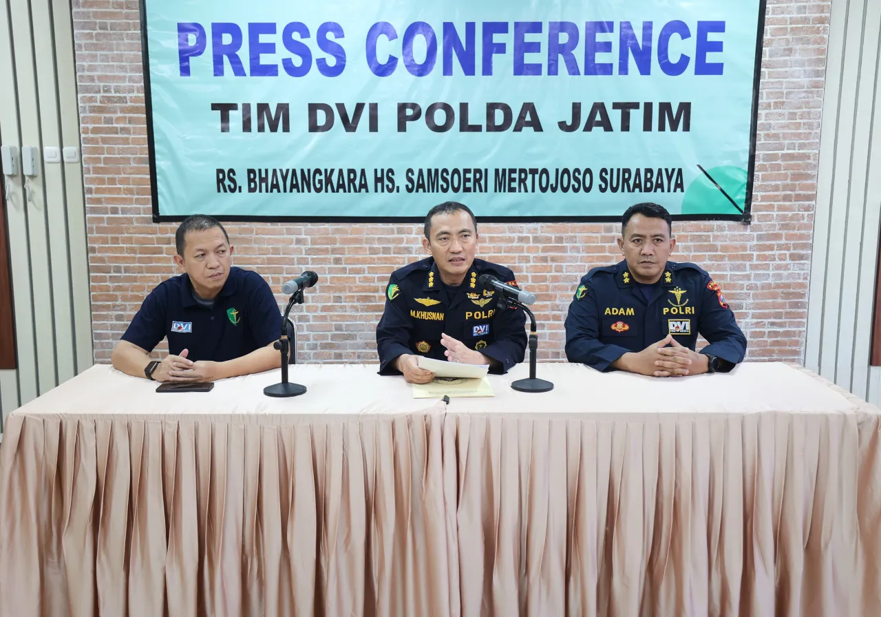 Tim DVI Polda Jatim Telah Berhasil Identifikasi 55 Jenazah Santri Ponpes Al Khoziny Sidoarjo