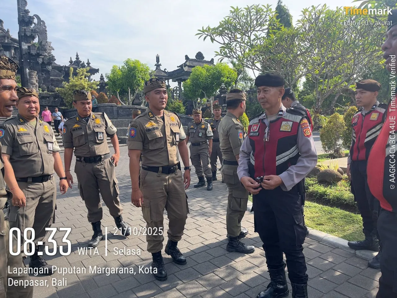 Situasi Kondusif, Polresta Denpasar Gelar Patroli Dialogis di Area Lapangan Renon