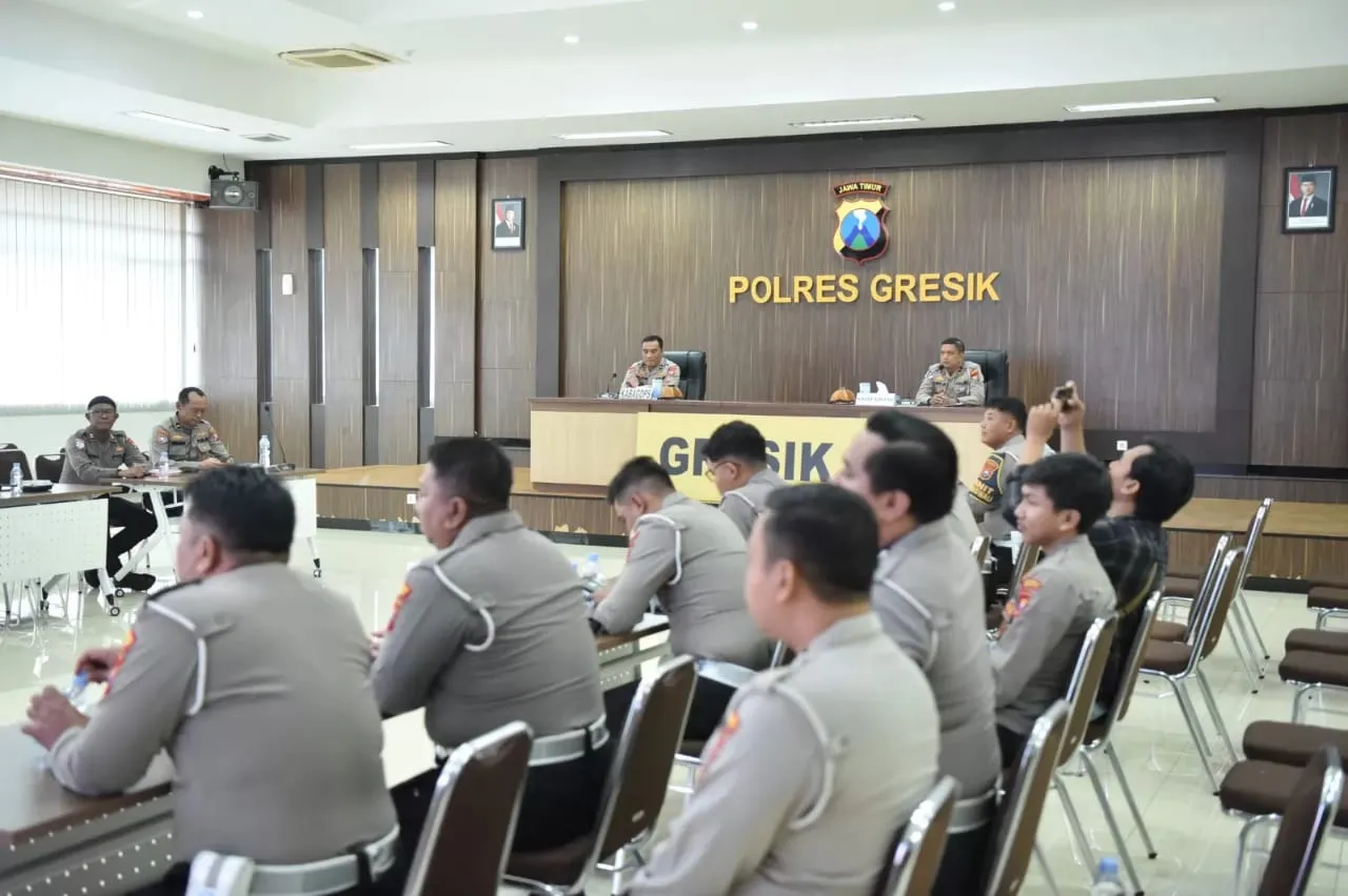 Polres Gresik Matangkan Kesiapan Lewat Lat Pra Ops Zebra Semeru 2025