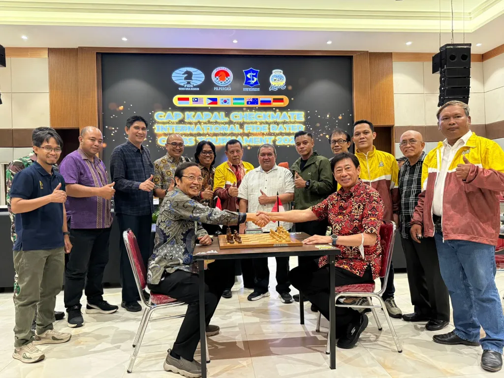 Surabaya Jadi Pusat Catur Dunia, Cap Kapal Checkmate FIDE Rated 2025 Diikuti 8 Negara
