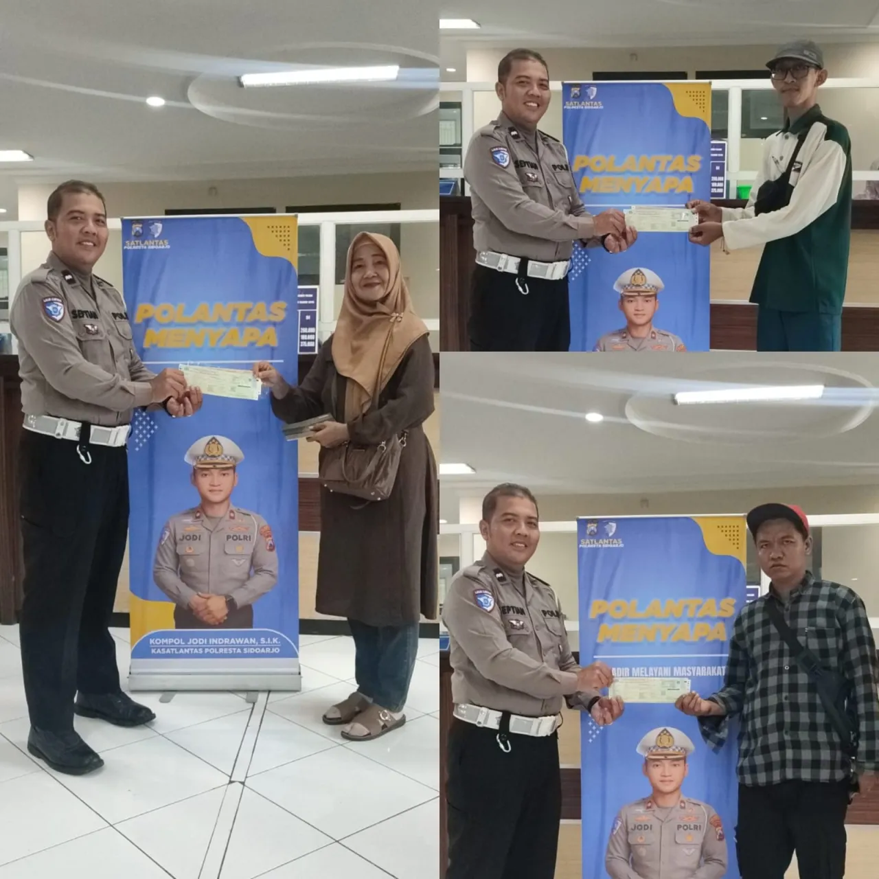 Pelayanan Cepat dan Lancar Jadi Harapan Wajib Pajak, Petugas Samsat Sidoarjo Siap Berikan yang Terbaik