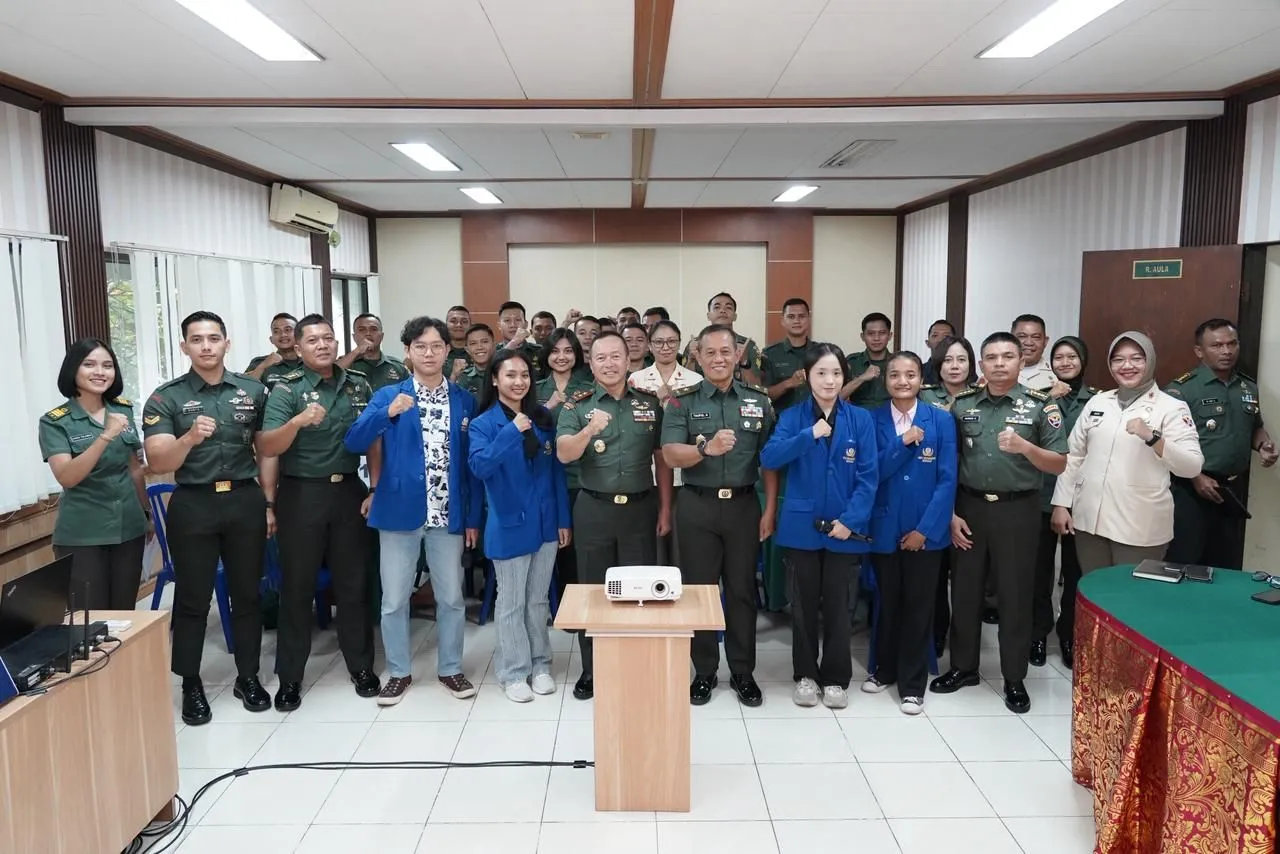 Pangdam IX/Udayana Gelar Kegiatan Sharing and Learning Bersama Mahasiswa Unwar