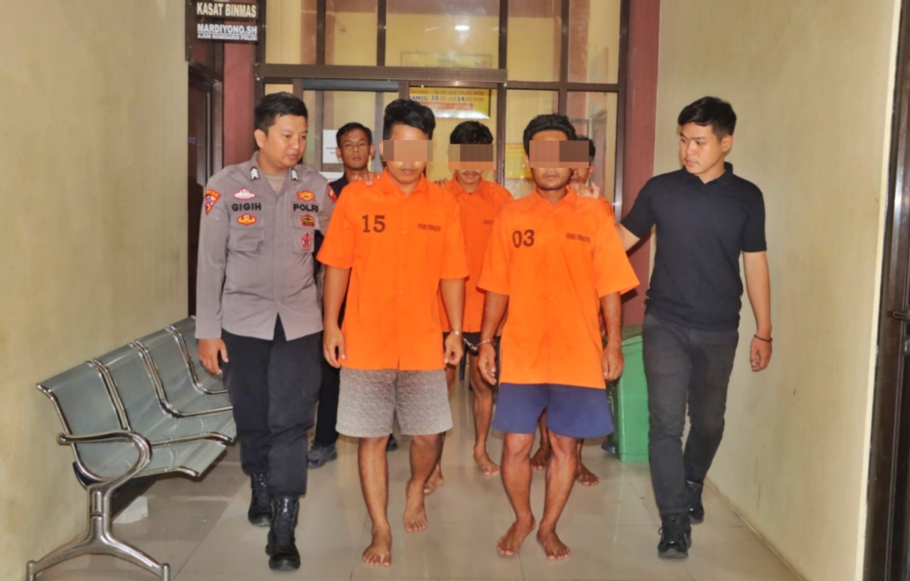 Terlibat Kasus Pencurian Motor dan Laporan Palsu, Aparat Pekon Di Pringsewu Ditangkap Polisi