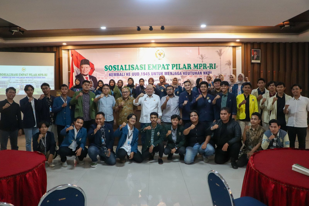 LaNyalla Ajak Puluhan Mahasiswa kembali ke Pancasila, agar Indonesia Terang