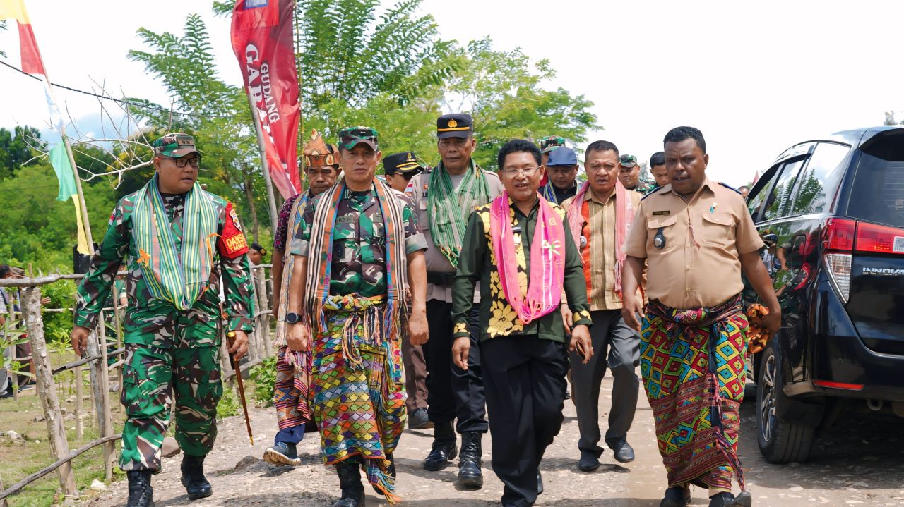 Kasdam IX/Udayana, Resmi Tutup TMMD Kodim 1618/TTU