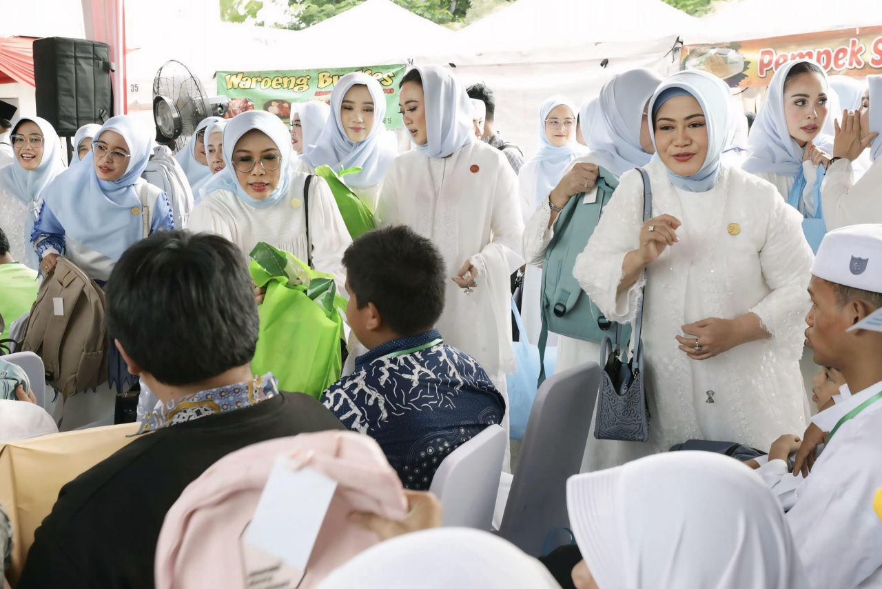 Seruni Gelar Harmoni dalam Keberagaman, Santuni Anak Yatim di Masjid Istiqlal