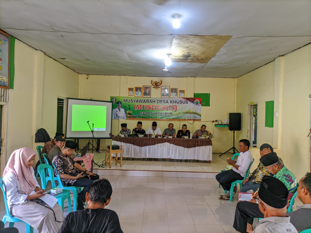 PEMERINTAH PEKON SUKOHARUM GELAR MUSYAWARAH DESA KHUSUS (MUSDESUS) TENTANG KETAHANAN PANGAN