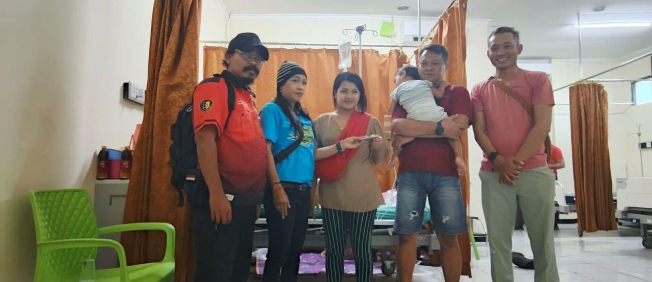 Komunitas IMSJ Tunjukkan Kepedulian, Berikan Donasi untuk Anak Anggota yang Sakit