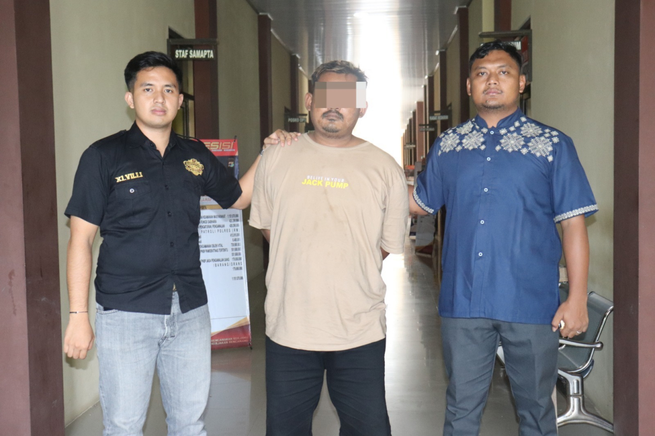 Polres Pringsewu Tangkap Pelaku Pengeroyokan Kepala Pekon