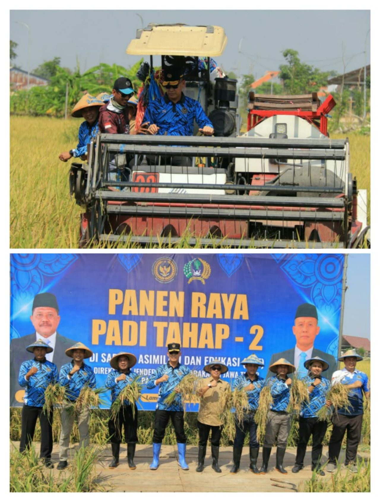 Panen Raya Implementasi Asta Cita Presiden RI di SAE Lapas Lamongan, Kakanwil: 10 Ton Padi dari Pemasyarakatan Jatim