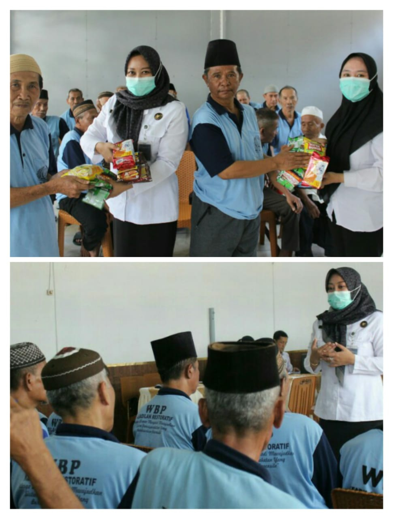 Lapas Kelas IIA Sidoarjo Gelar Posbindu dan Posyandu Lansia, Jaga Kesehatan Warga Binaan Lanjut Usia