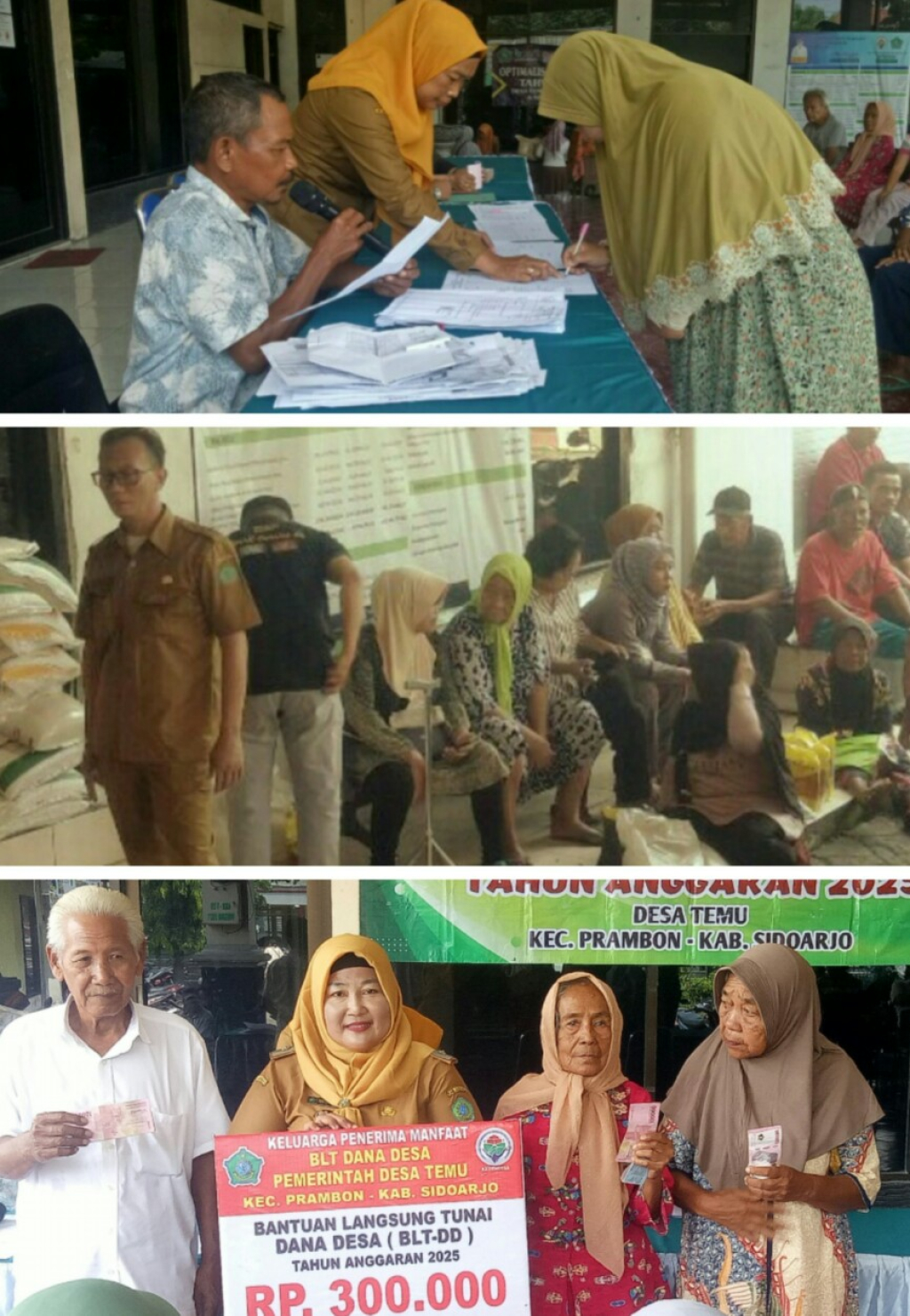 Jelang Akhir Tahun, Pemdes Temu Gelar Penyaluran BLT-DD dan Bantuan Pangan 