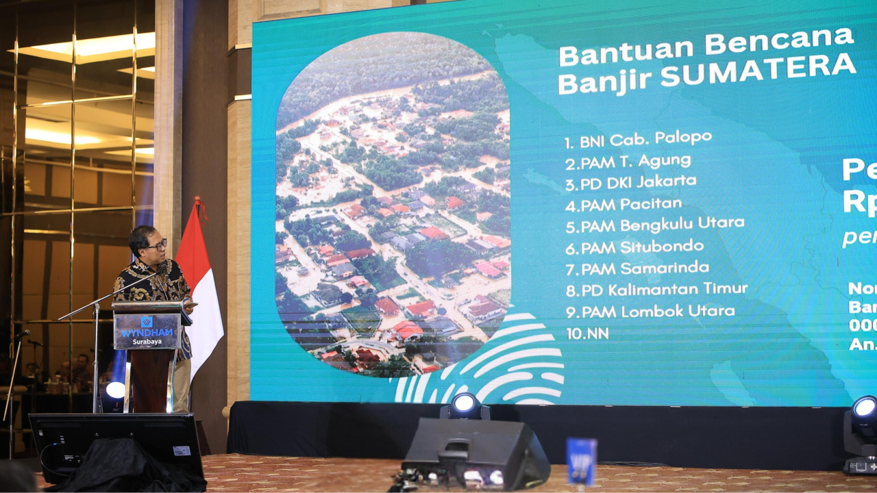 50% Jaringan Air Rusak, PERPAMSI Salurkan Dana Bantuan Pemulihan Infrastruktur Air Dampak Banjir Sumatera