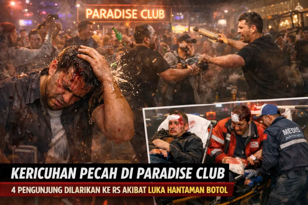 Paradise Club Mencekam: Empat Korban Terkapar Usai Perkelahian Tengah Malam
