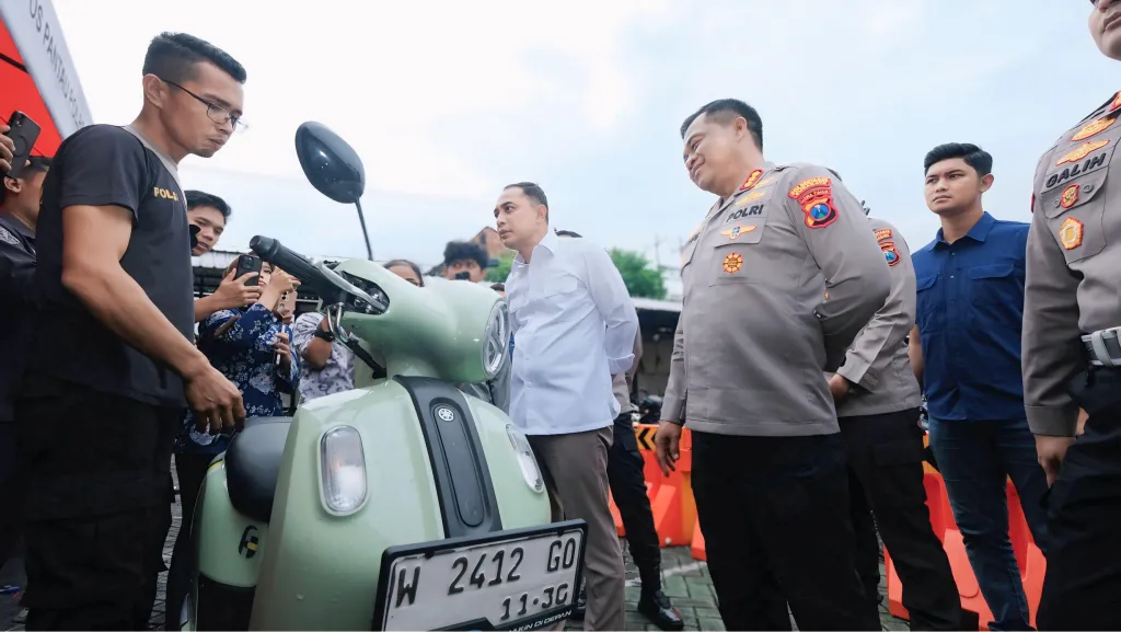 Sesi 1 Bazar Ranmor Polrestabes Surabaya, 52 Motor Hasil Ungkap Curanmor Telah Kembali ke Pemilik