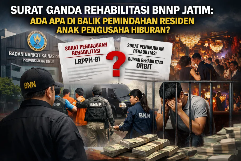 Surat Ganda Rehabilitasi BNNP Jatim: Ada Apa di Balik Pemindahan Residen Anak Pengusaha Hiburan Malam