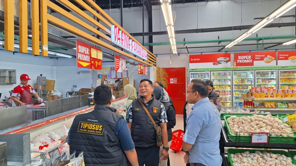 Satgas Pangan Polres Madiun Kota Intesifkan Pemantauan Bahan Pokok Penting ‎