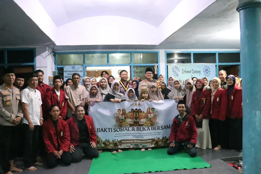 Ramadhan Berkah : Polres Mojokerto Kota Gelar Baksos dan Bukber di Panti Asuhan