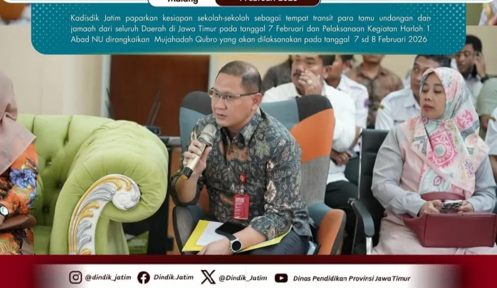 Dindik Jatim Siap All Out Sukseskan Harlah 100 Tahun NU, Insan Pendidikan Turun Langsung