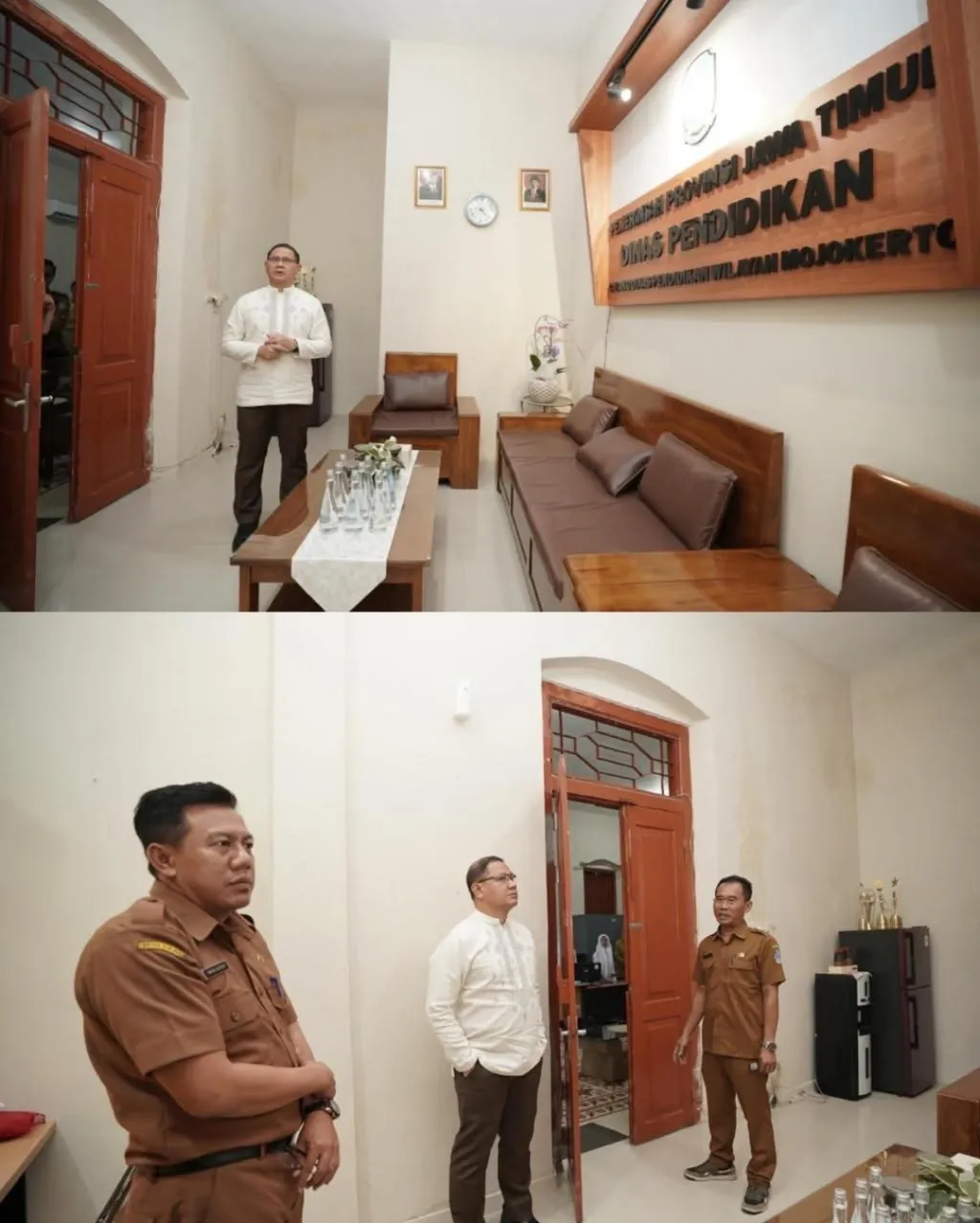 Kadisdik Jatim Tinjau Sarana dan Renovasi di Cabang Dinas Pendidikan Wilayah Mojokerto