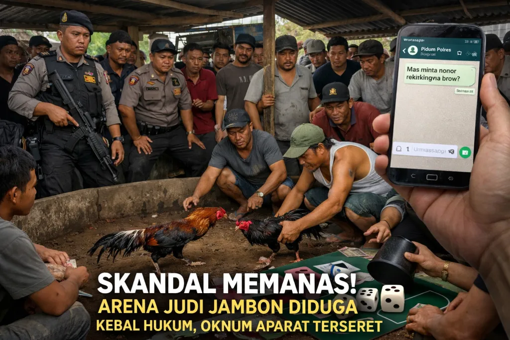 Skandal Memanas! Arena Judi Jambon Diduga Kebal Hukum, Oknum Aparat Terseret