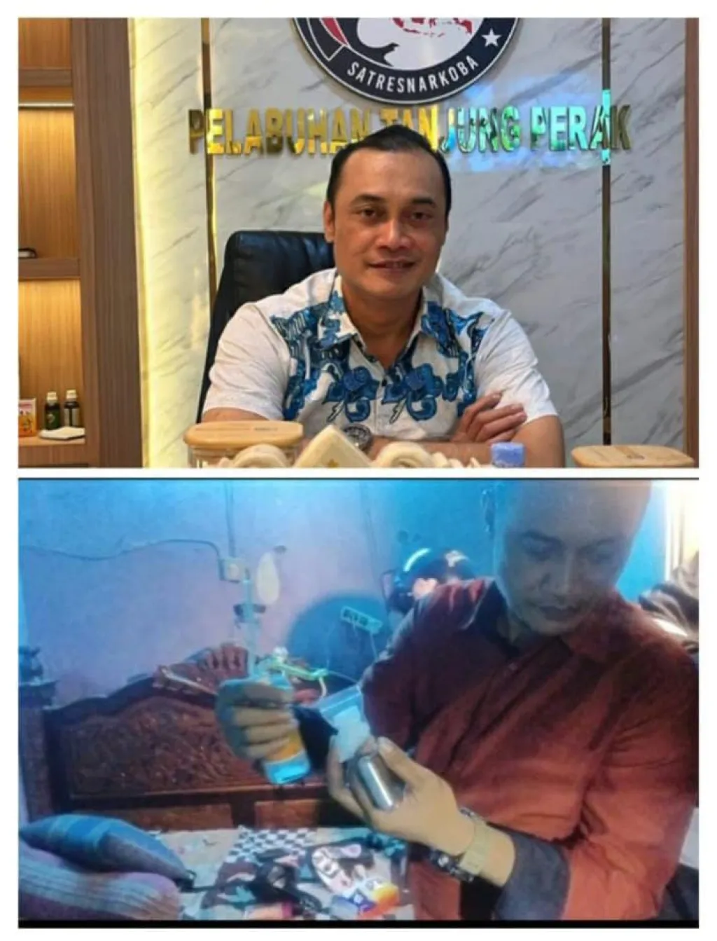 Kasat Reskoba Polres KP3 Berhasil  Meringkus Seorang Pengedar Sabu di Kawasan Wilayah Pesisir Kota Surabaya