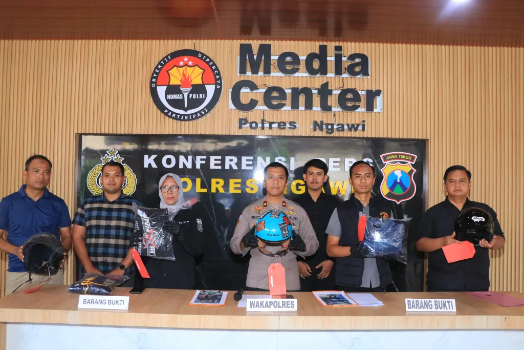 Polres Ngawi Amankan 2 Tersangka Pengeroyokan di Paron Motif Atribut Perguruan Silat
