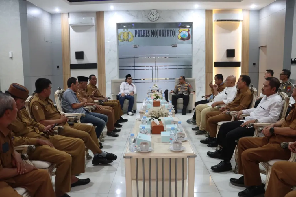 Polres Mojokerto Perkuat Sinergi dengan PKD Serap Aspirasi Kepala Desa ‎