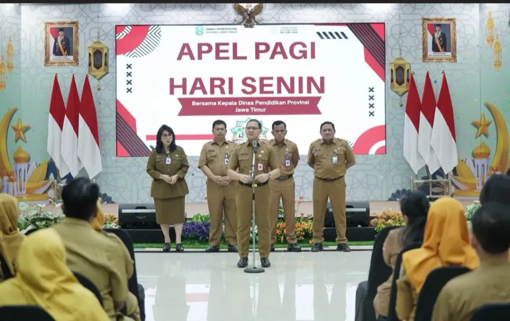 Apel Pagi Dispendik Jatim Jadi Momentum Penguatan Integritas dan Pelayanan Pendidikan