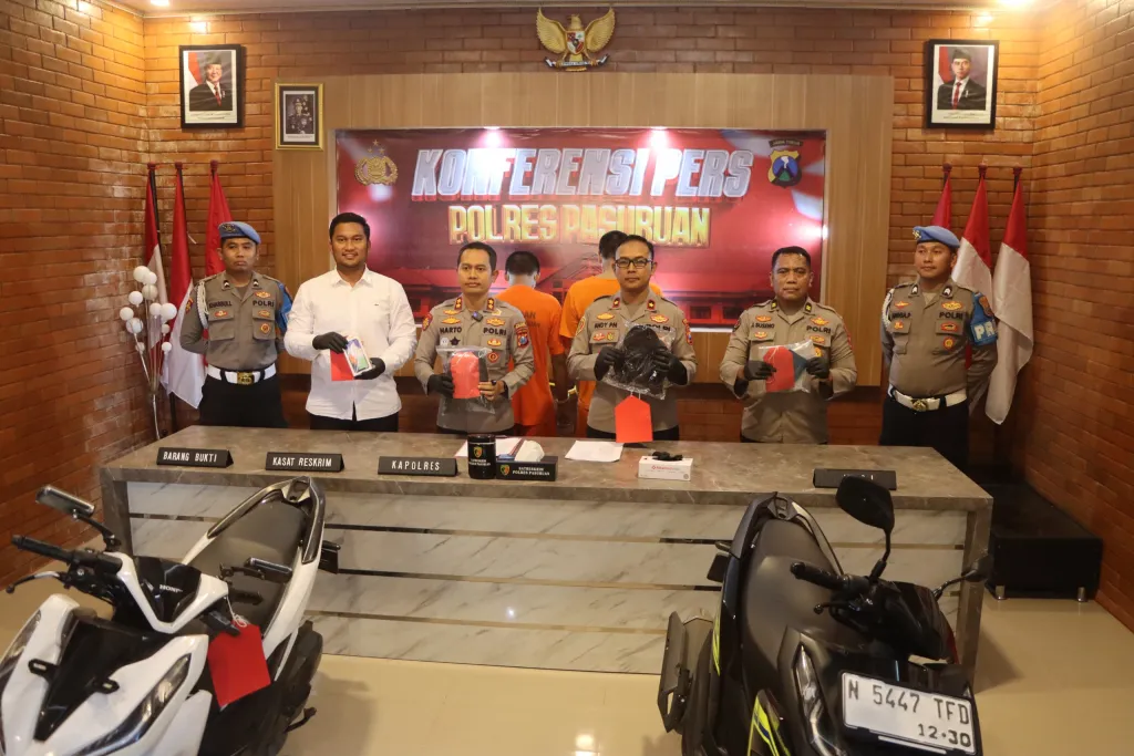 Polres Pasuruan Ungkap 3 Kasus Kejahatan Jalanan, Tersangka Begal Diamankan