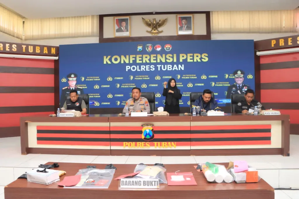 Polres Tuban Amankan Tersangka Komplotan Pencuri Sapi ‎