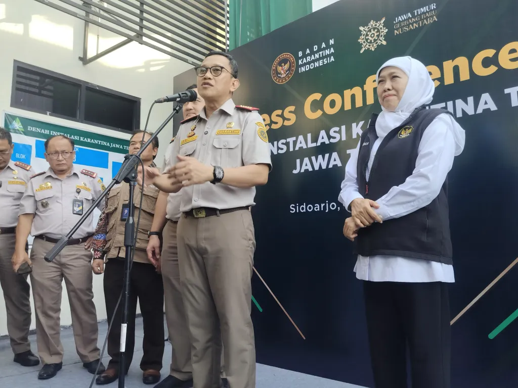 Badan Karantina RI Apresiasi Khofifah, Instalasi Terpadu Pertama Nasional Berdiri di Jatim