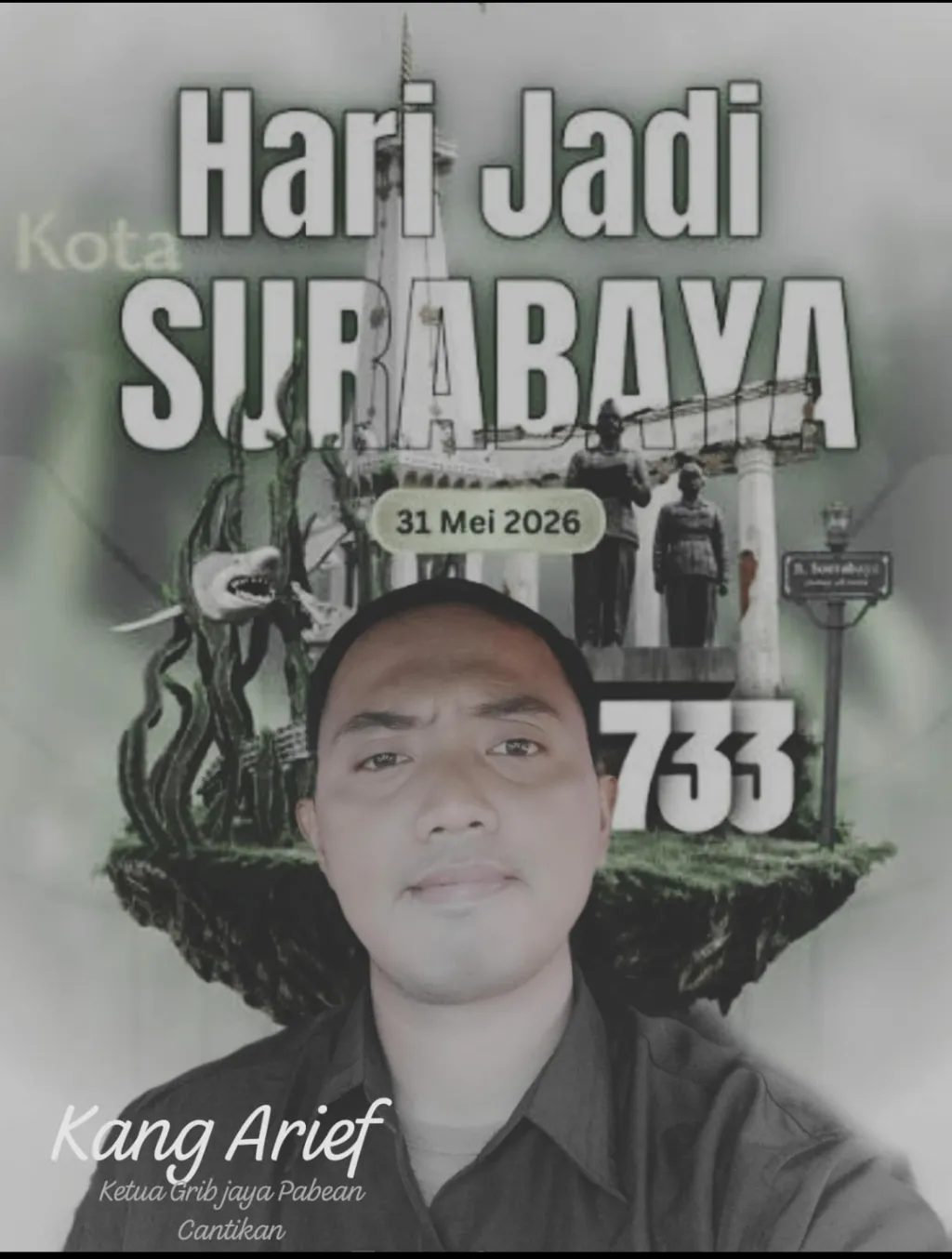 Segenap Keluarga Besar Grib Jaya Pabean Cantikan Mengucapkan Dirgahayu Kota Surabaya 
