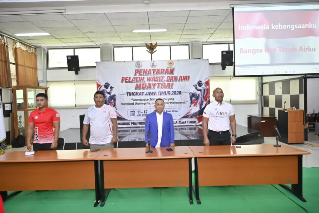 Regulasi IFMA Terbaru Jadi Fokus Penataran Pelatih, Wasit, dan Juri Muaythai Jatim