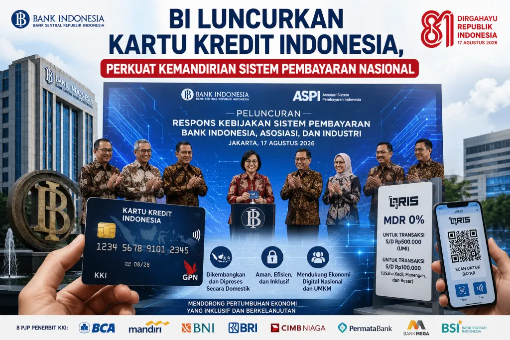 BI Luncurkan Kartu Kredit Indonesia, Perkuat Kemandirian Sistem Pembayaran Nasional