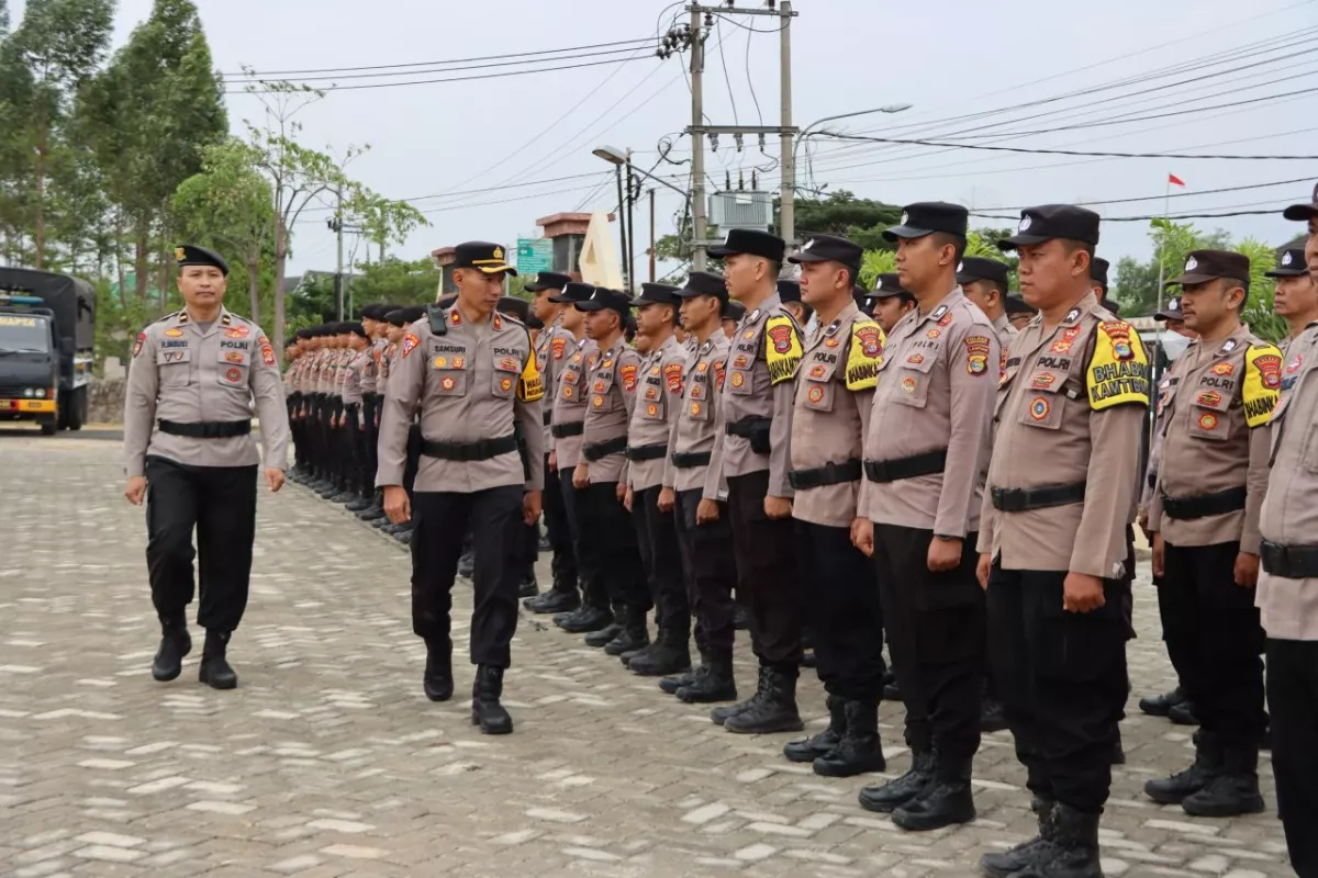 Amankan Pilkakon Serentak 2026, Polres Pringsewu Kerahkan 291 Personel, Gandeng TNI hingga Linmas