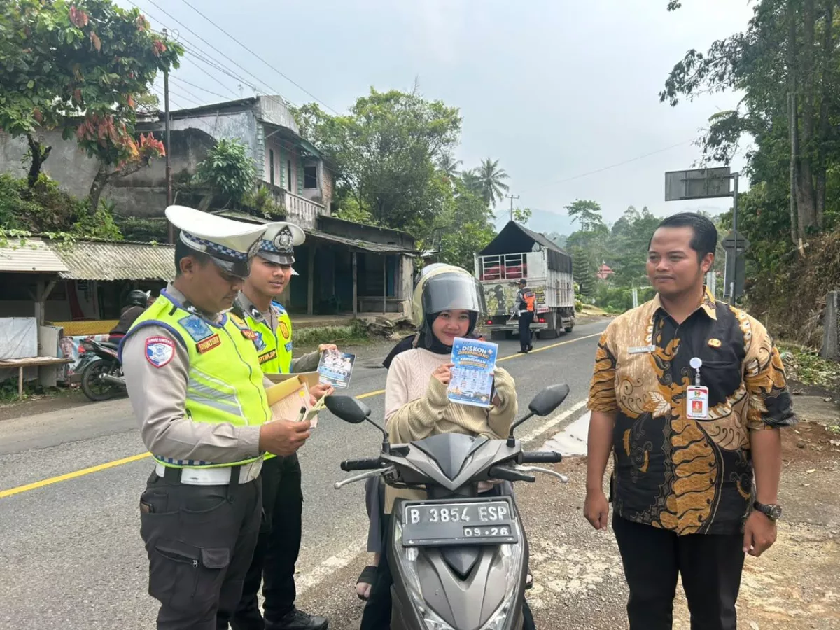 Razia Gabungan Operasi Patuh 2026 di Jalinbar Way Lalaan, Satlantas Polres Tanggamus Tindak 134 Pelanggar