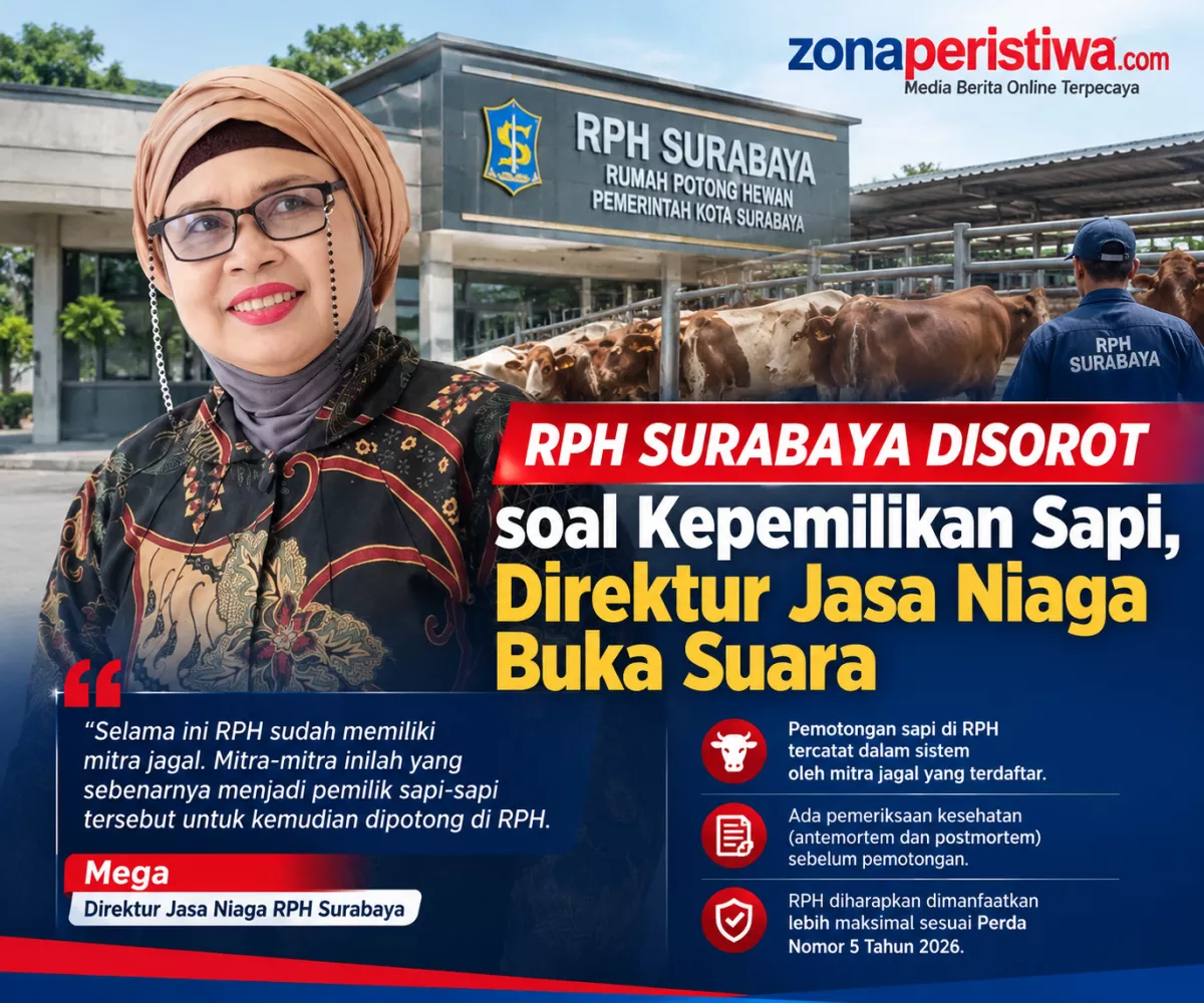 RPH Surabaya Disorot soal Kepemilikan Sapi, Direktur Jasa Niaga Buka Suara