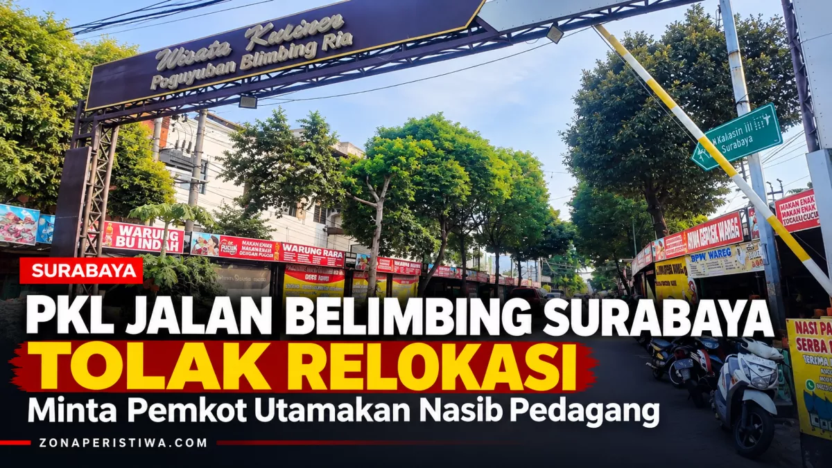 PKL Jalan Belimbing Surabaya Tolak Relokasi, Minta Pemkot Utamakan Nasib Pedagang