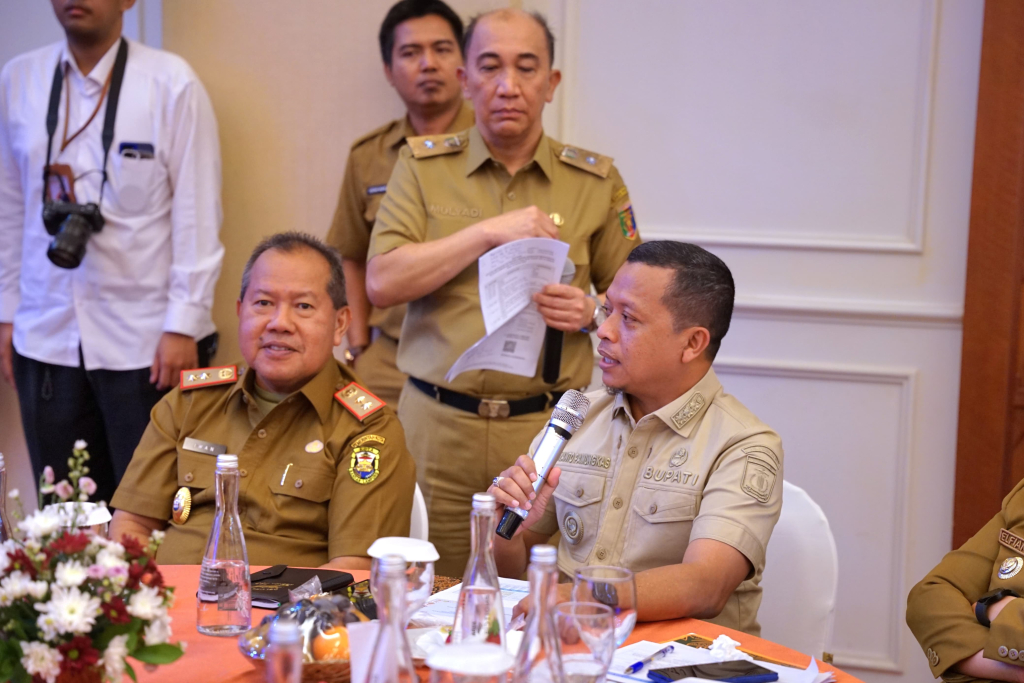 Bupati Pringsewu Hadiri HLM TPID se-Provinsi Lampung