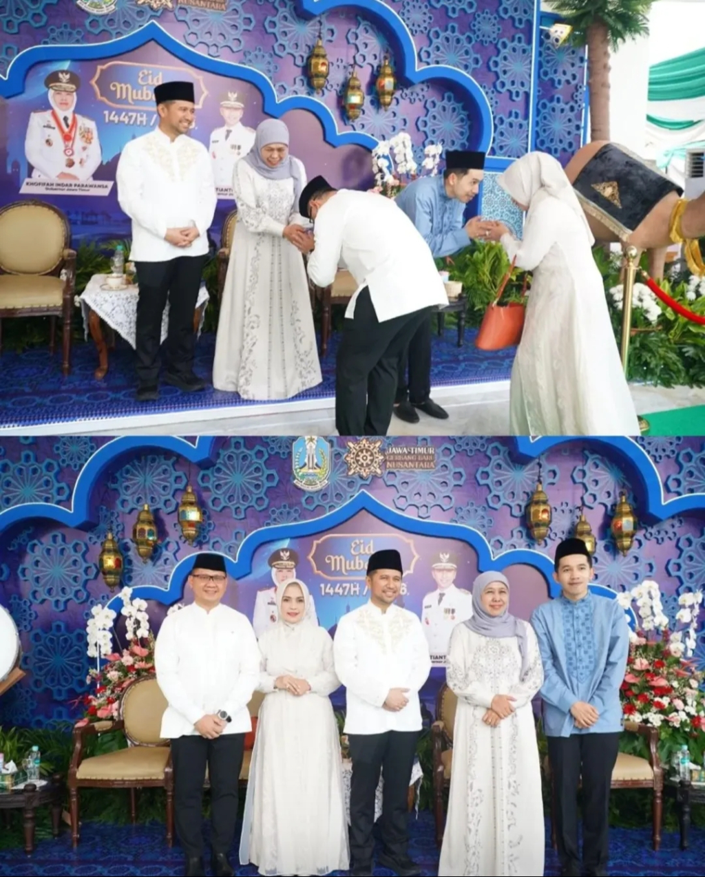 Hangatnya Lebaran di Grahadi, Khofifah Indar Parawansa Rayakan Riyayan Bersama Ribuan Warga