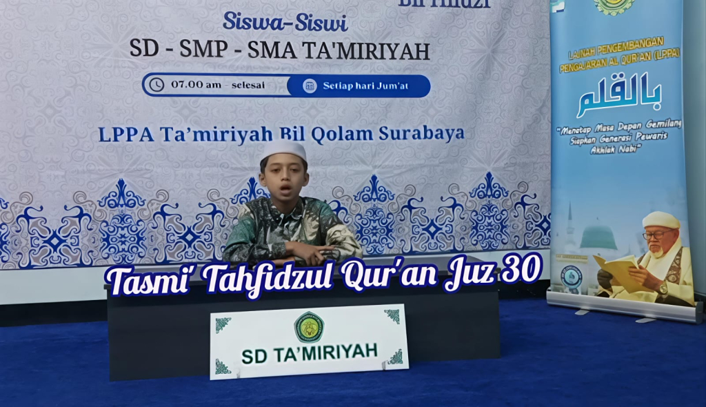 Siswa SD Ta’miriyah Surabaya Sukses Tasmi’ Hafalan Juz 30 Sekali Duduk