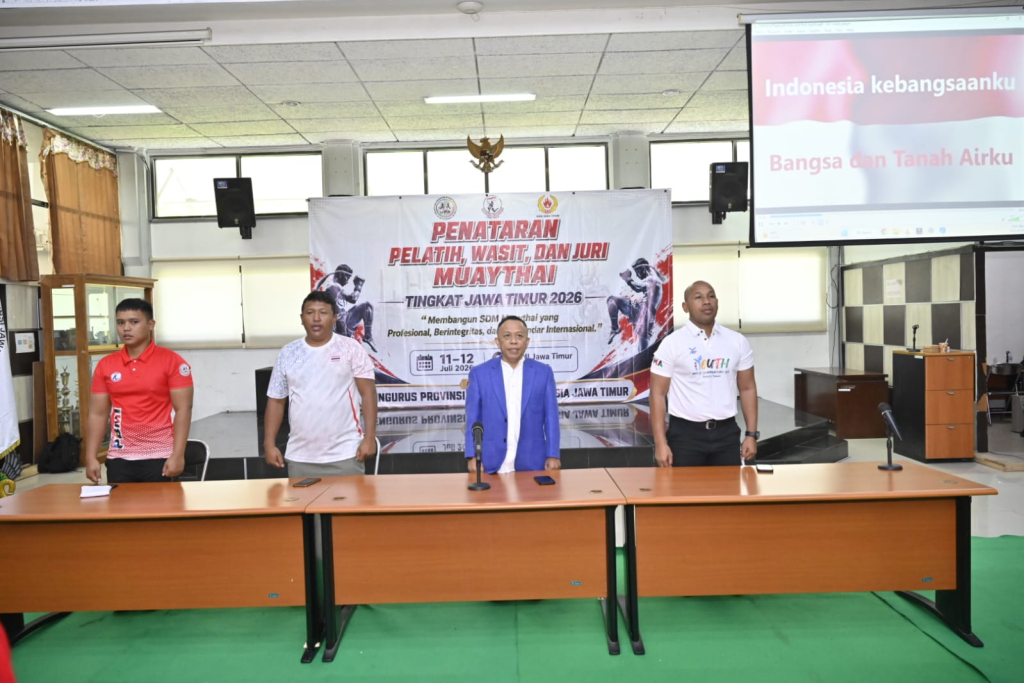 Regulasi IFMA Terbaru Jadi Fokus Penataran Pelatih, Wasit, dan Juri Muaythai Jatim