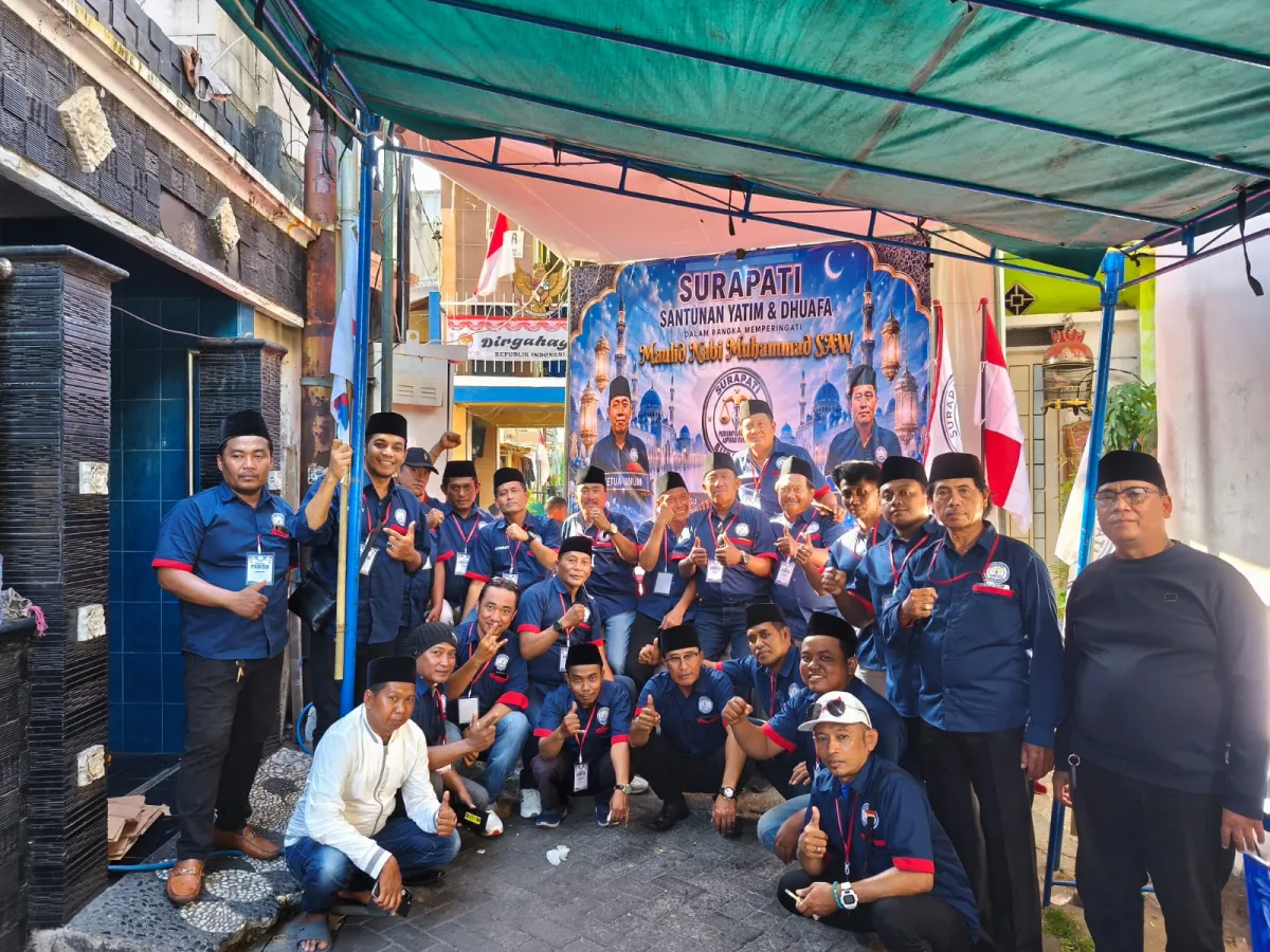 Surapati Hadirkan Kepedulian Lewat Santunan Anak Yatim dan Dhuafa di Momen Maulid Nabi Muhammad Saw 1448 Hijriah/2026